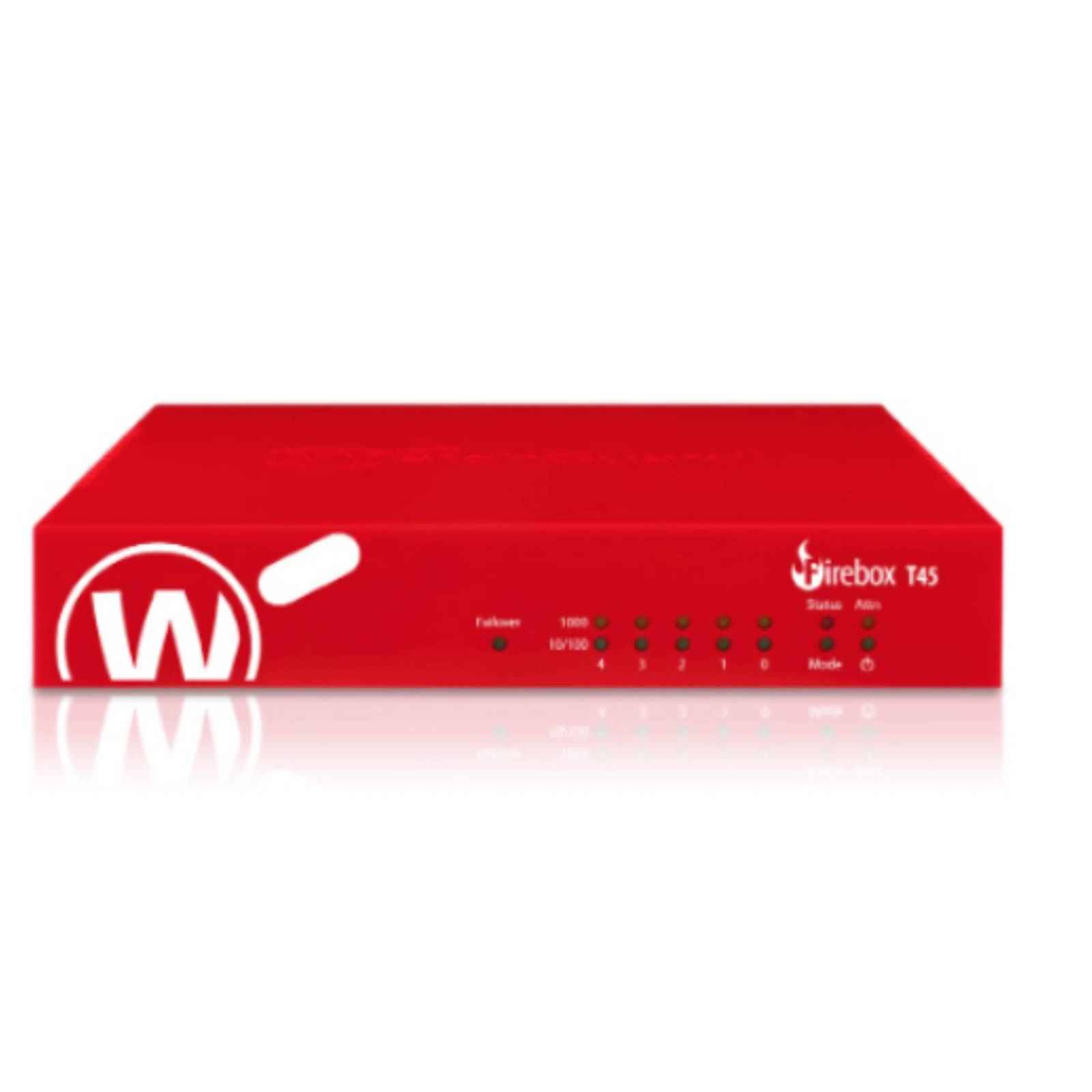 WatchGuard Firebox T45-CW - Sicherheitsgerät - mit 1 Jahr Standard-Support - 5 A