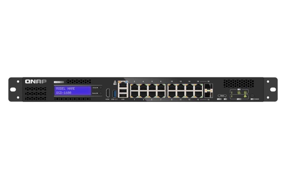 QNAP QGD-1600 - Switch - Smart - 4 x 10/100/1000 (PoE++)