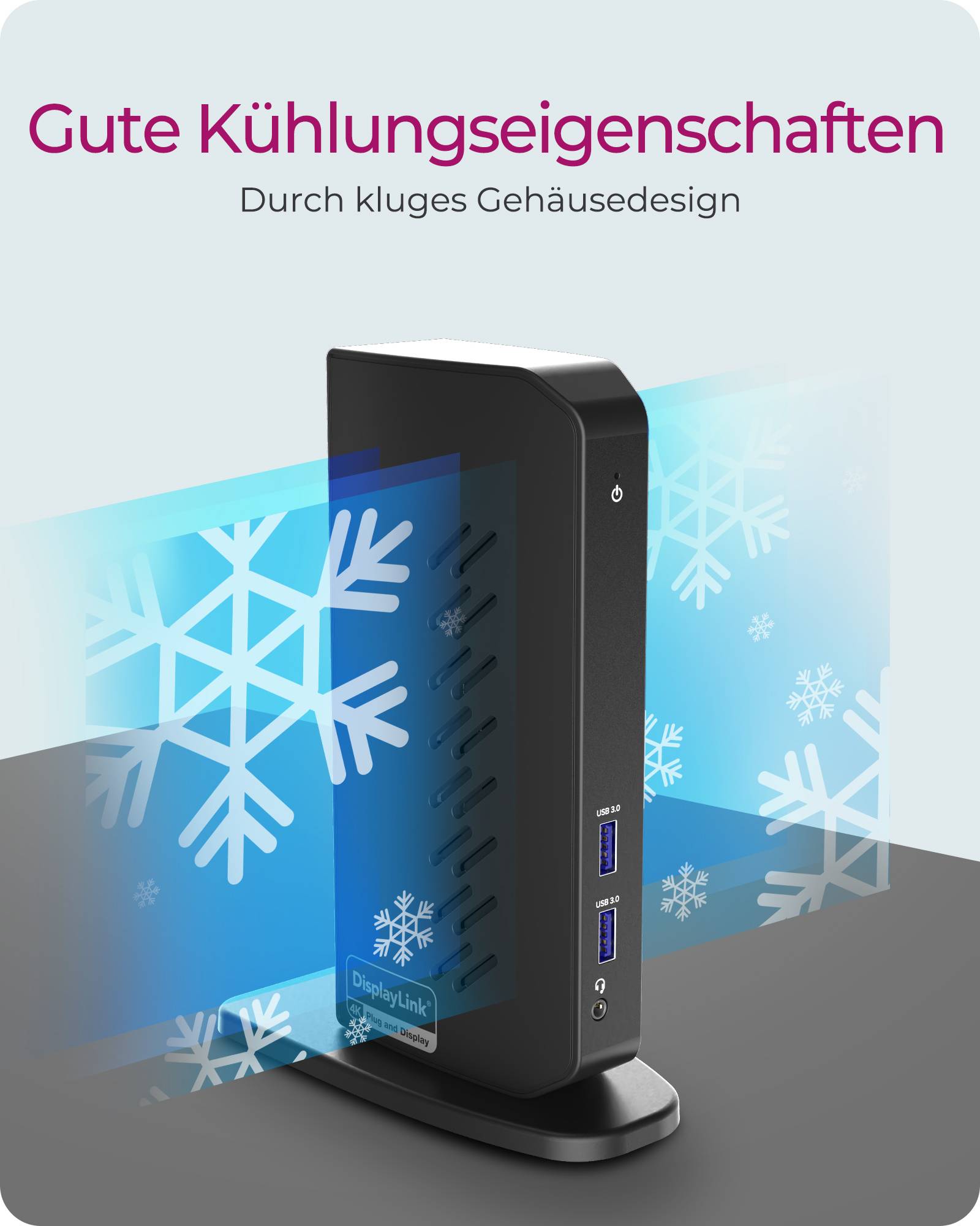 ICY BOX IB-DK2252AC - Dockingstation - USB-C / Thunderbolt 3 / USB 3.0 - 2 x DP, 2 x HDMI - 1GbE - 40 Watt