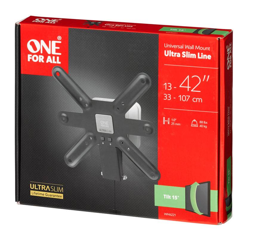 ONE FOR ALL WM6221 42" Slim Tilt