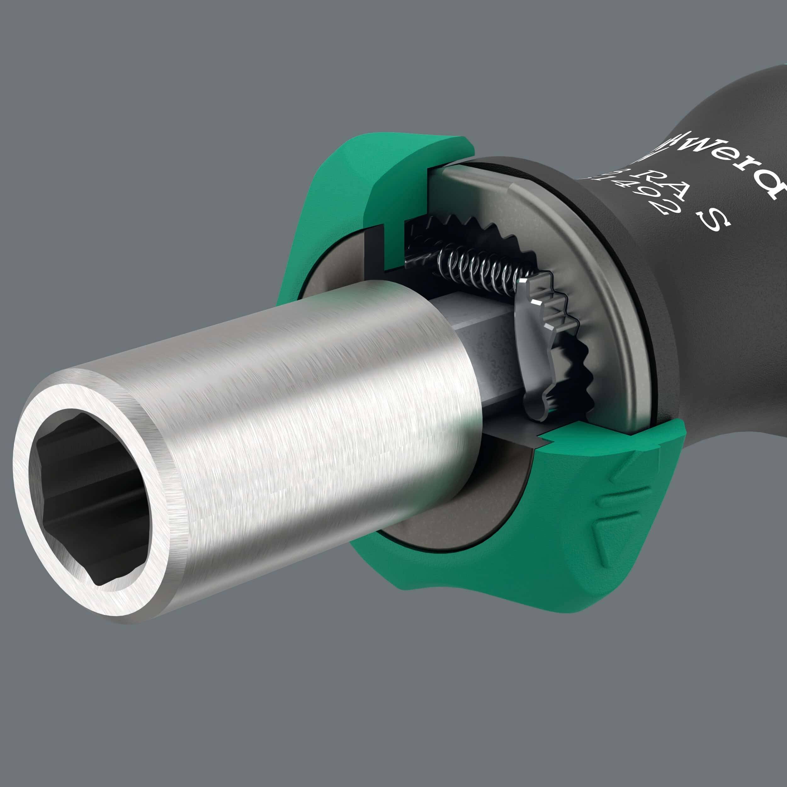 WERA Bits-Handhalter mit Ratschenfunktion, 838 RA S, 05051492001, 1/4"