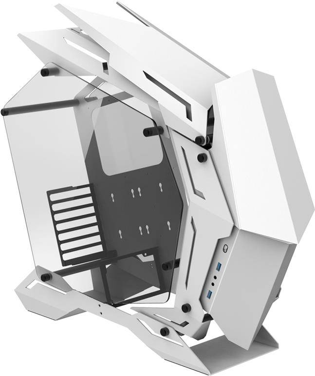 Jonsbo MOD3 Big-Tower Showcase, Tempered Glass - weiß Gehäuse