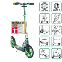 Six degrees 2-wiel Step Opvouwbaar Voetrem Lichtgroen Wit Six degrees 2-wiel Step Opvouwbaar Voetrem Lichtgroen Wit