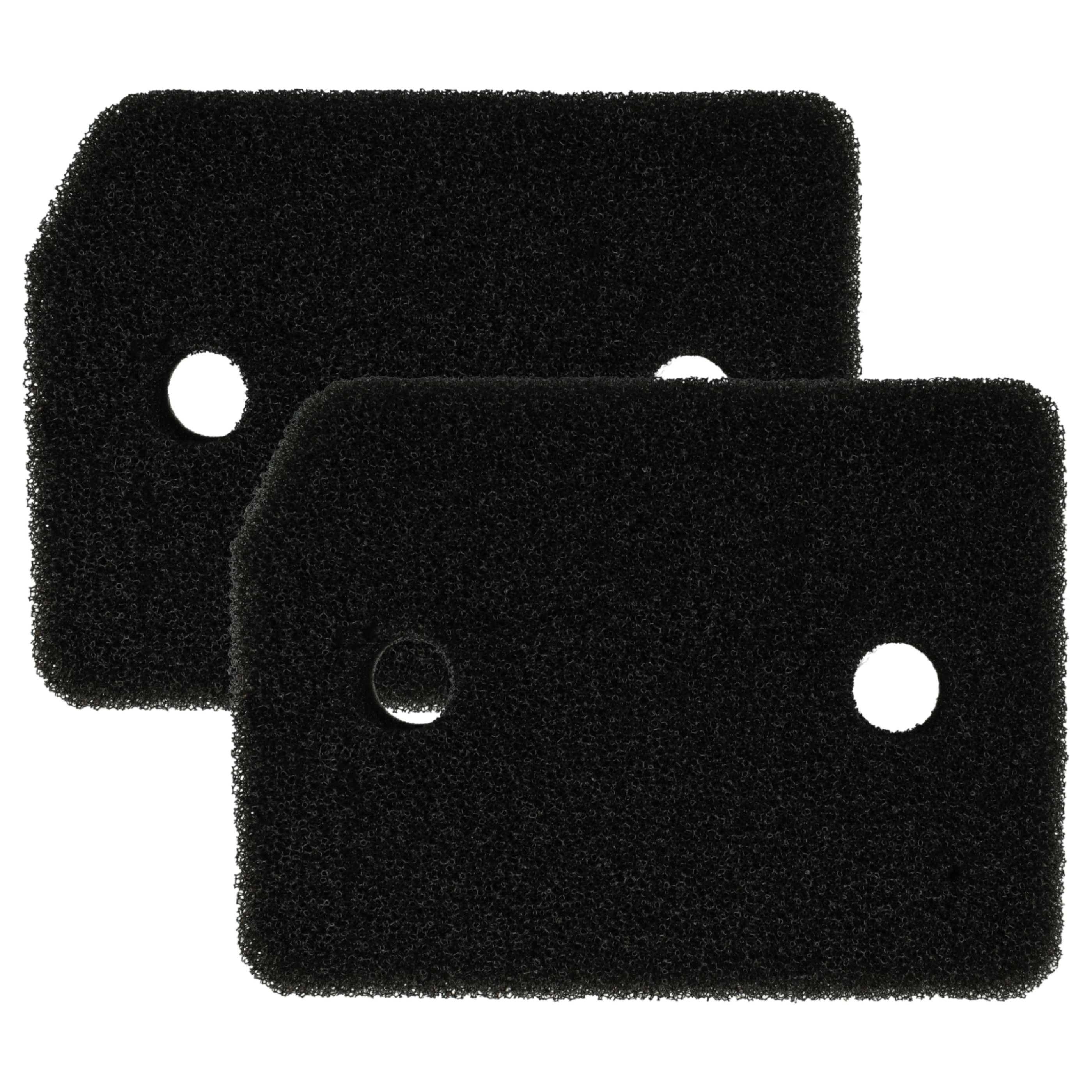 vhbw 2x Sockelfilter kompatibel mit Miele TWV680WP Wäschetrockner