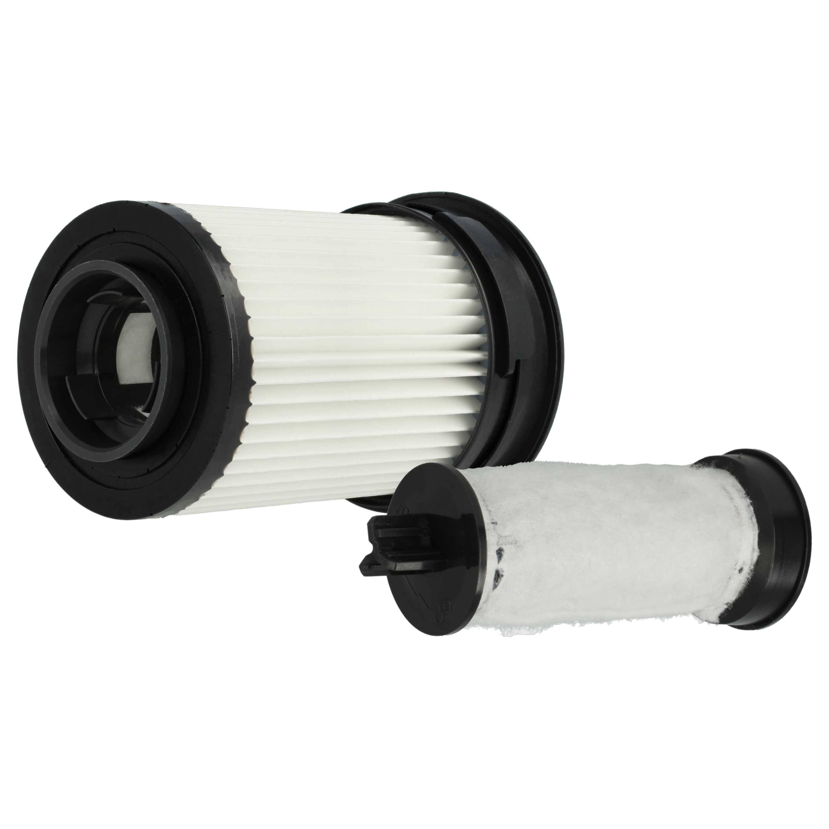 vhbw Staubsaugerfilter kompatibel mit Miele Triflex HX1 Staubsauger - Kombifilter (Vorfilter + HEPA-Filter) Schwarz Weiß