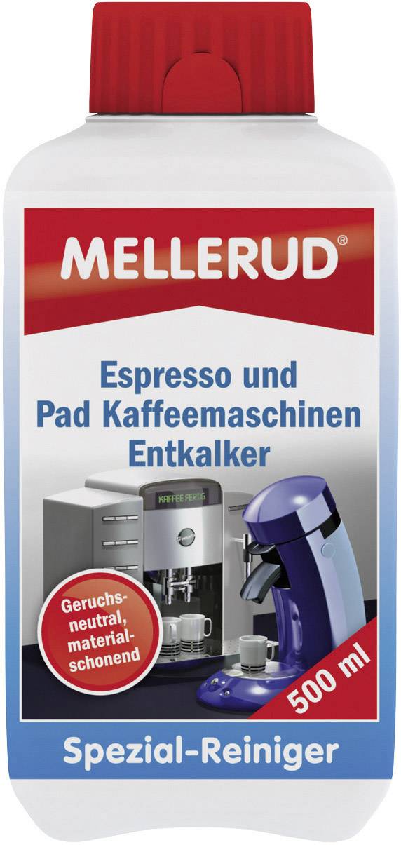 Mellerud Espresso und Pad Kaffeemaschinen Entkalker 2605001032 500 ml