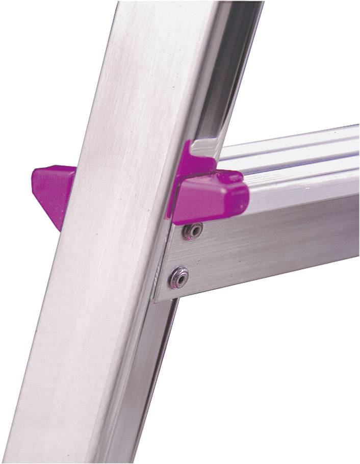 Krause 705 Aluminium Stufen-Stehleiter Arbeitshöhe (max.): 2.80m Silber 3.6kg