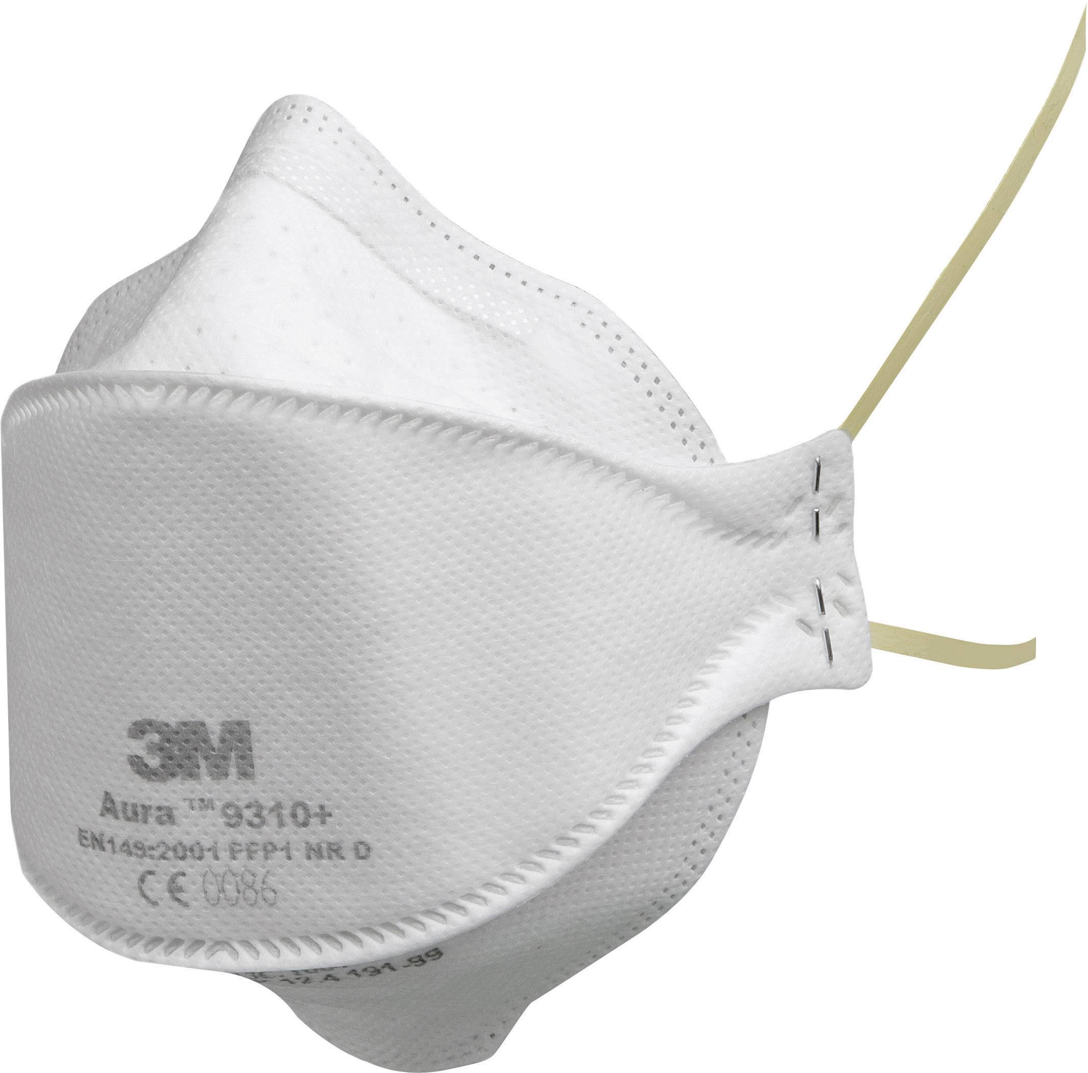 3M Aura™ 9310+ 9310+OLD Feinstaubmaske ohne Ventil FFP1 D 20 St. DIN EN 149:2001, DIN EN 149:2009