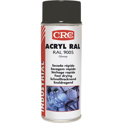CRC 31063-AA Acryllack Schwarz (glänzend) RAL-Farbcode 9005 400 ml