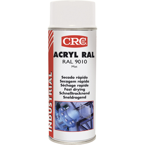 CRC 31066-AA Acryllack Weiß (matt) RAL-Farbcode 9010 400 ml