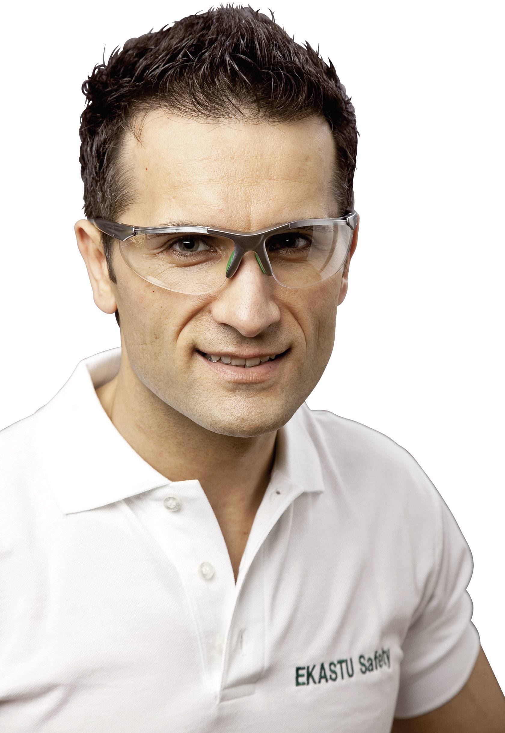 Ekastu 277 373 Schutzbrille Grau, Grün EN 166-1 DIN 166-1