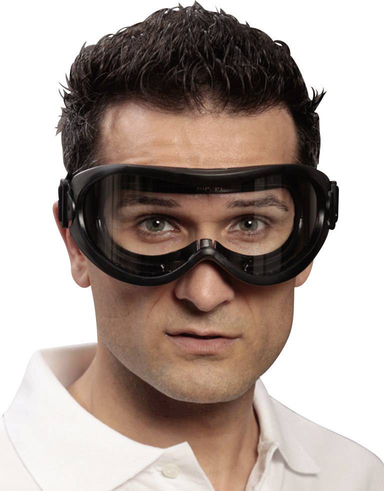Ekastu 277 384 Vollsichtbrille Schwarz EN 166-1 DIN 166-1