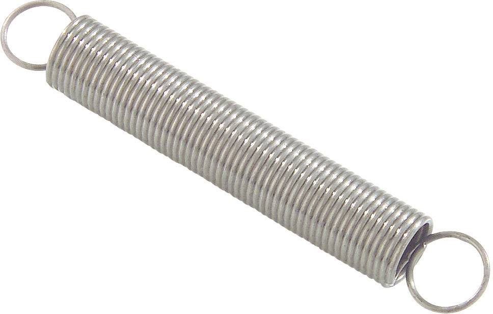 Zugfedern Edelstahl 17457 Abm. (Ø x L) 7 mm x 49 mm Inhalt 5 St.
