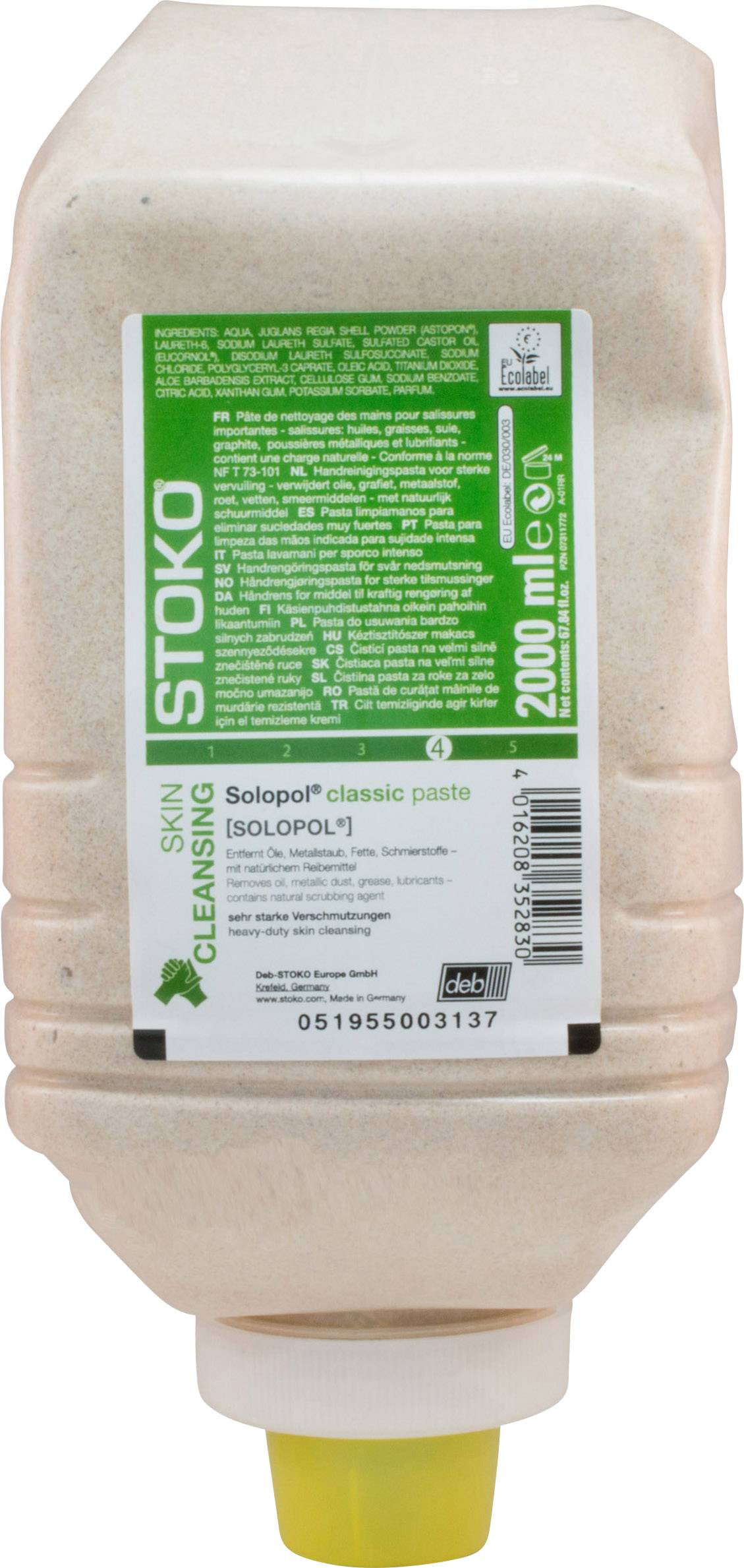 Handreinigungspaste Solopol® 2l seifenfrei,parfümiert
