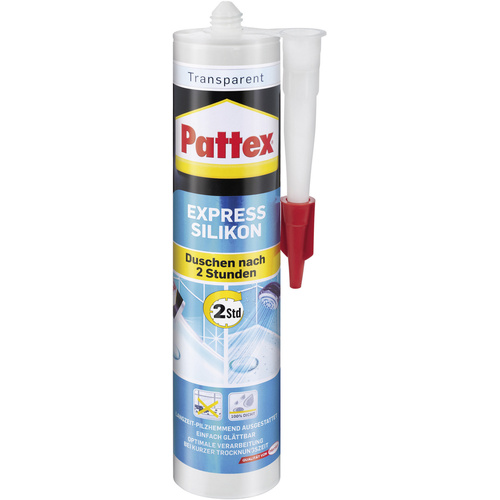 Pattex EXPRESS Silikon Herstellerfarbe Transparent PFEST 300ml