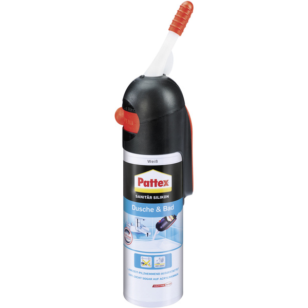 Pattex Dusche & Bad Silikon Herstellerfarbe Weiß PFSDW 100 ml