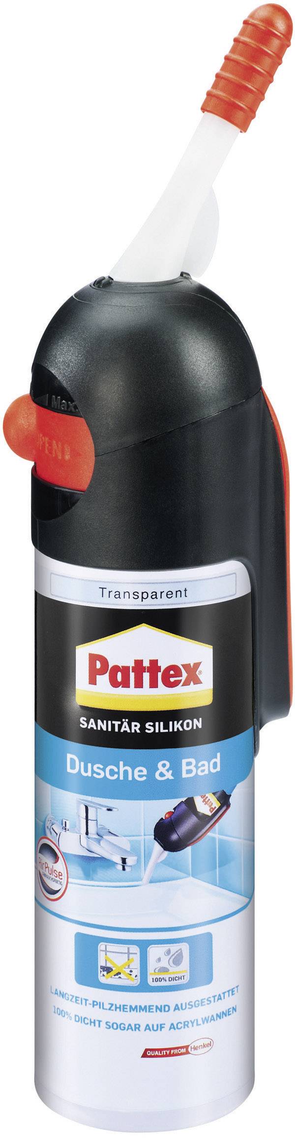 Pattex Dusche & Bad Silikon Herstellerfarbe Transparent PFSDT 100 ml