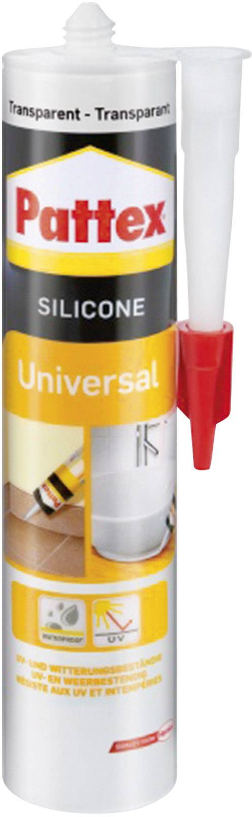 Pattex UNIVERSAL Silikon Herstellerfarbe Transparent PFUST 300 ml