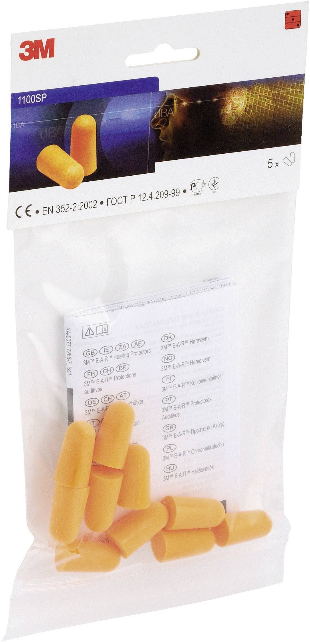 3M XA007703706 1100 SP Gehörschutzstöpsel 37 dB einweg 5 Paar