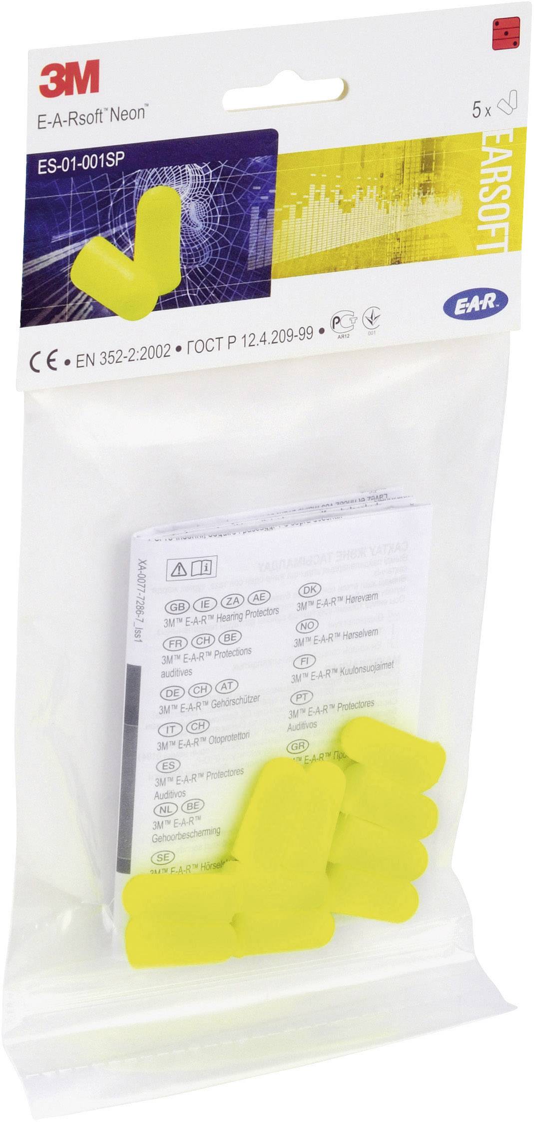 3M XA007703714 E-A-R Soft Gehörschutzstöpsel 36 dB einweg 5 Paar