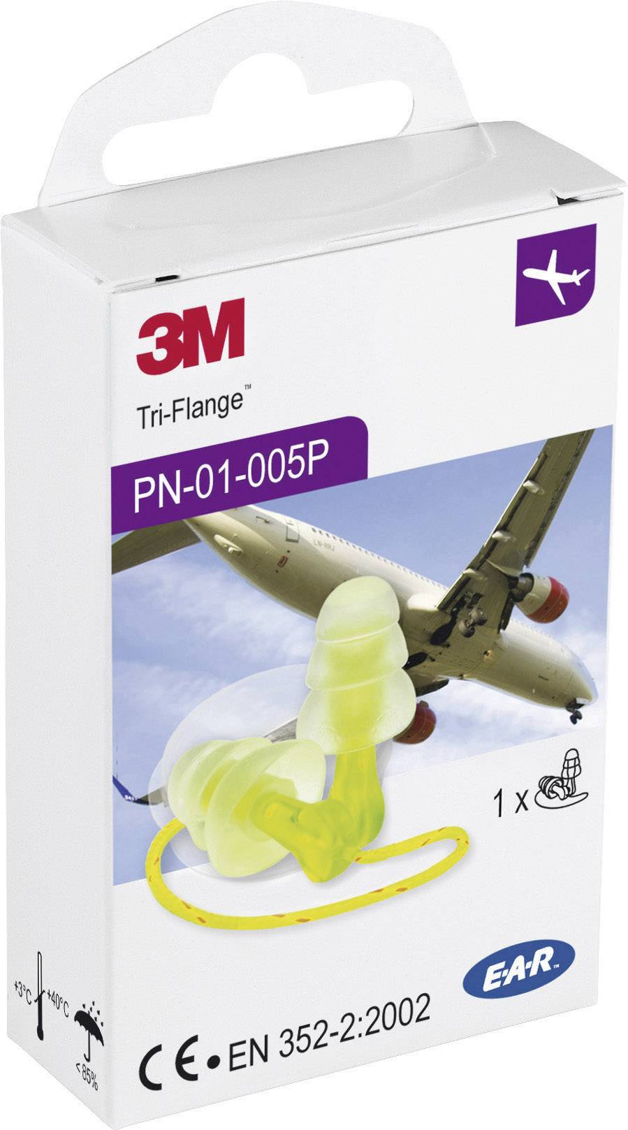 3M XA007703649 Tri-Flange Gehörschutzstöpsel 29 dB mehrweg 1 Paar