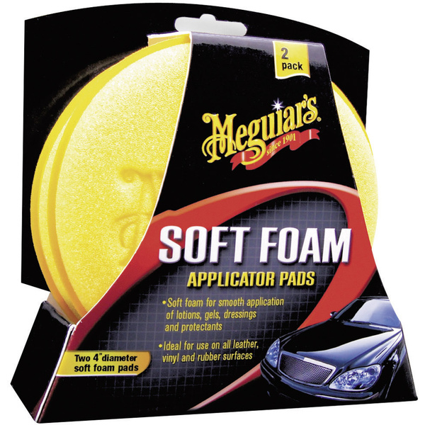 Meguiars 650012 Soft Foam Applicator Pads Auftragsschwamm 2St.