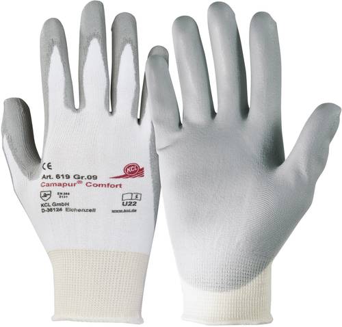 KCL Camapur ® Comfort 619 Polyurethan, Polyamid Arbeitshandschuh Größe (Handschuhe): 7, S EN 388