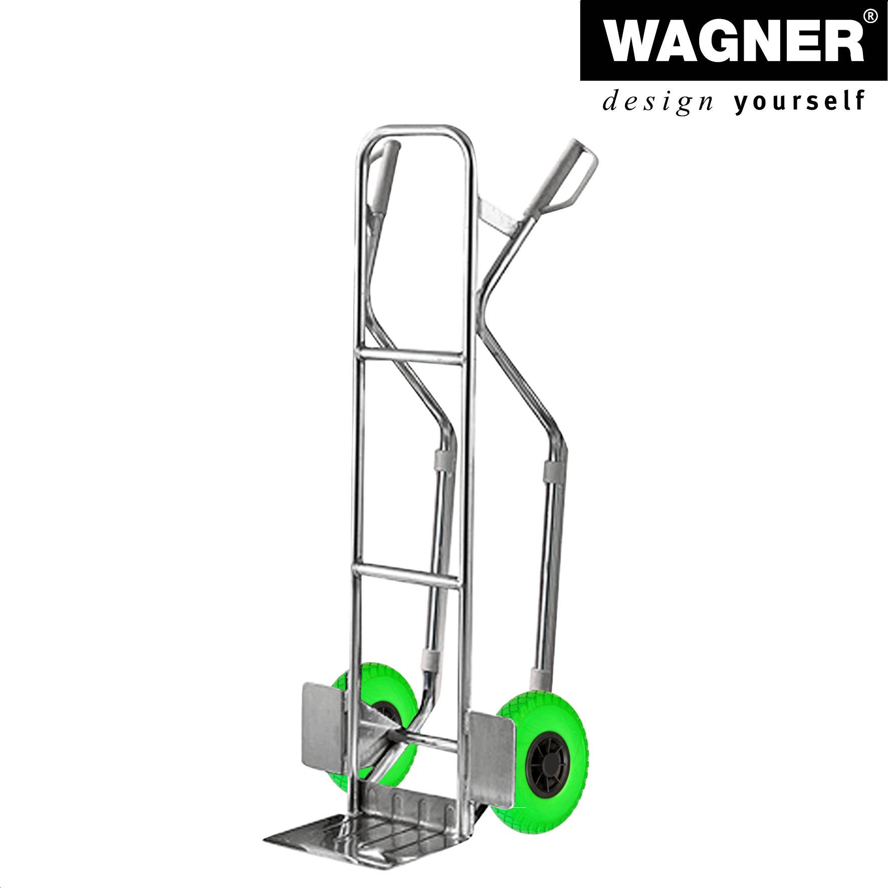 Wagner design yourself Schubkarrenrad Vollgummi RO 8262 grün (4826201)