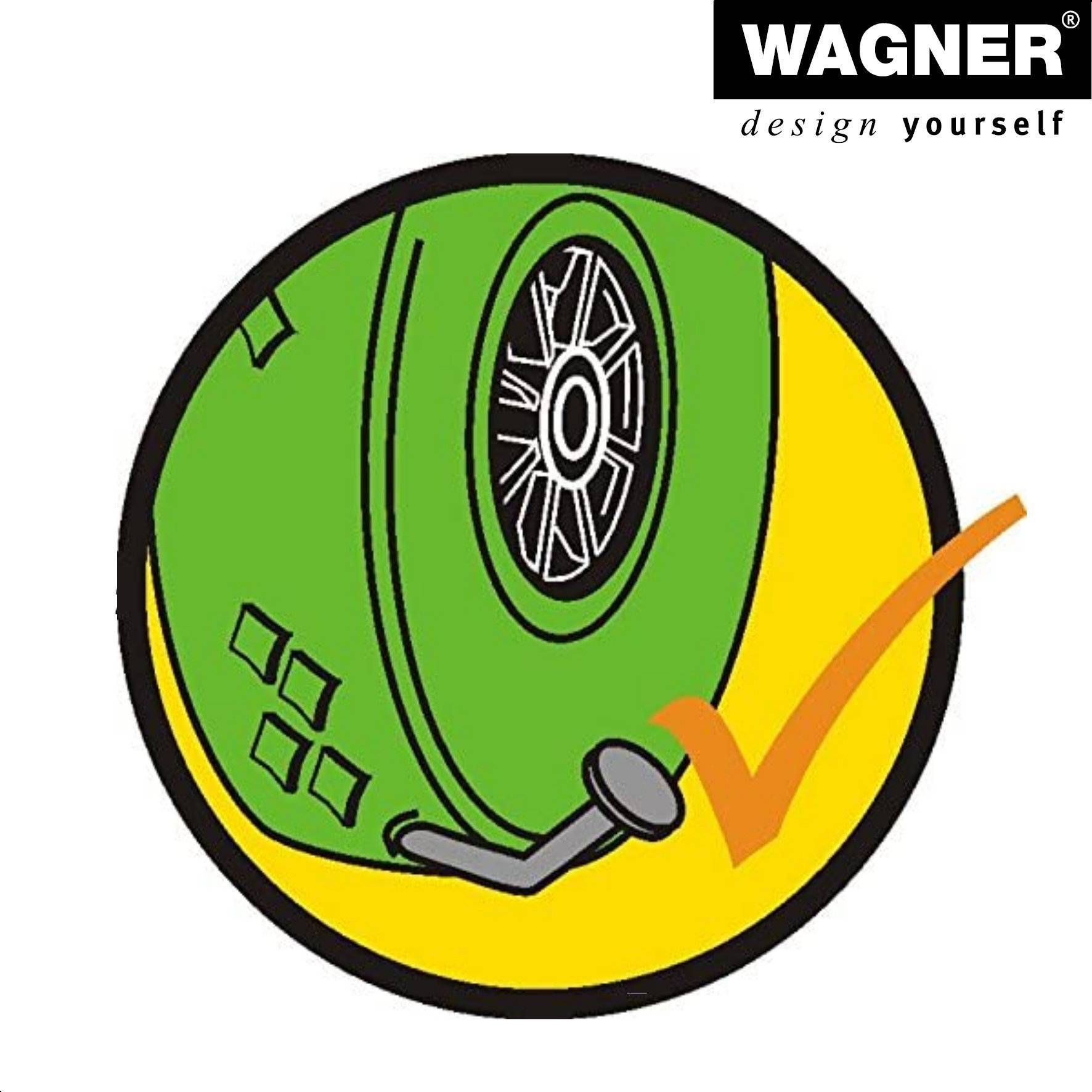 Wagner design yourself Schwerlast-Lenkrolle RO 8266 grün (4826601)