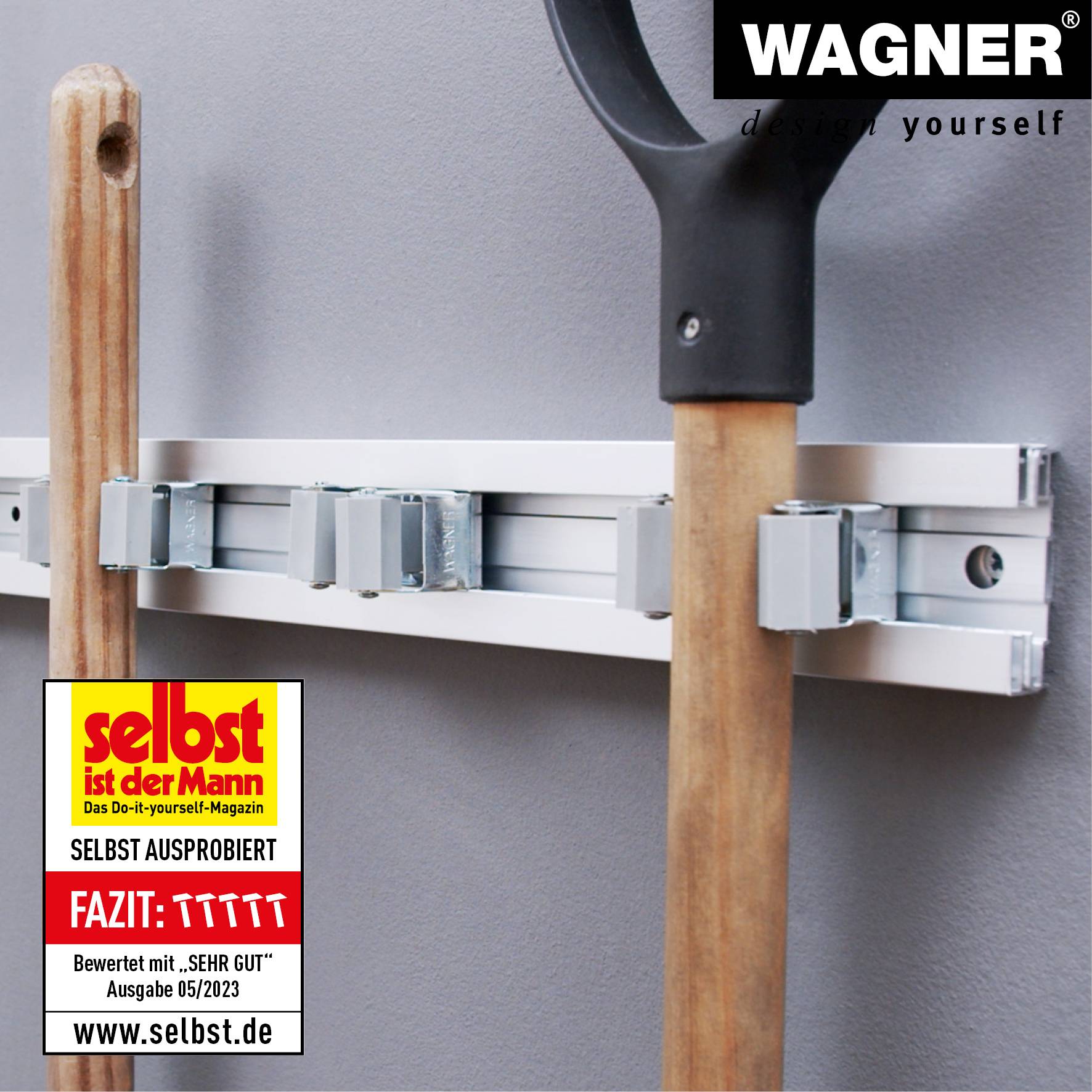Wagner design yourself Wandhalterung WH 2091 schwarz (15209101)