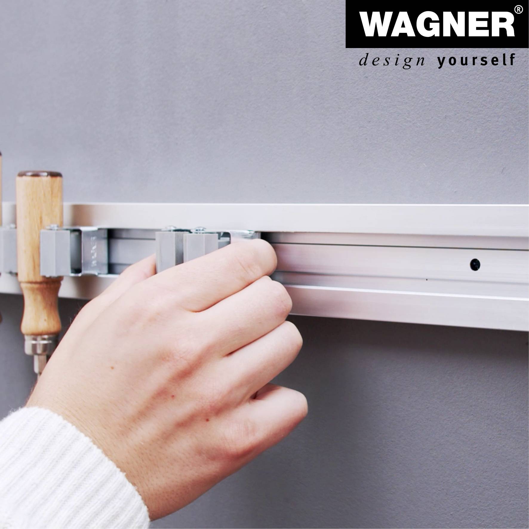 Wagner design yourself Wandhalterung WH 2091 schwarz (15209101)