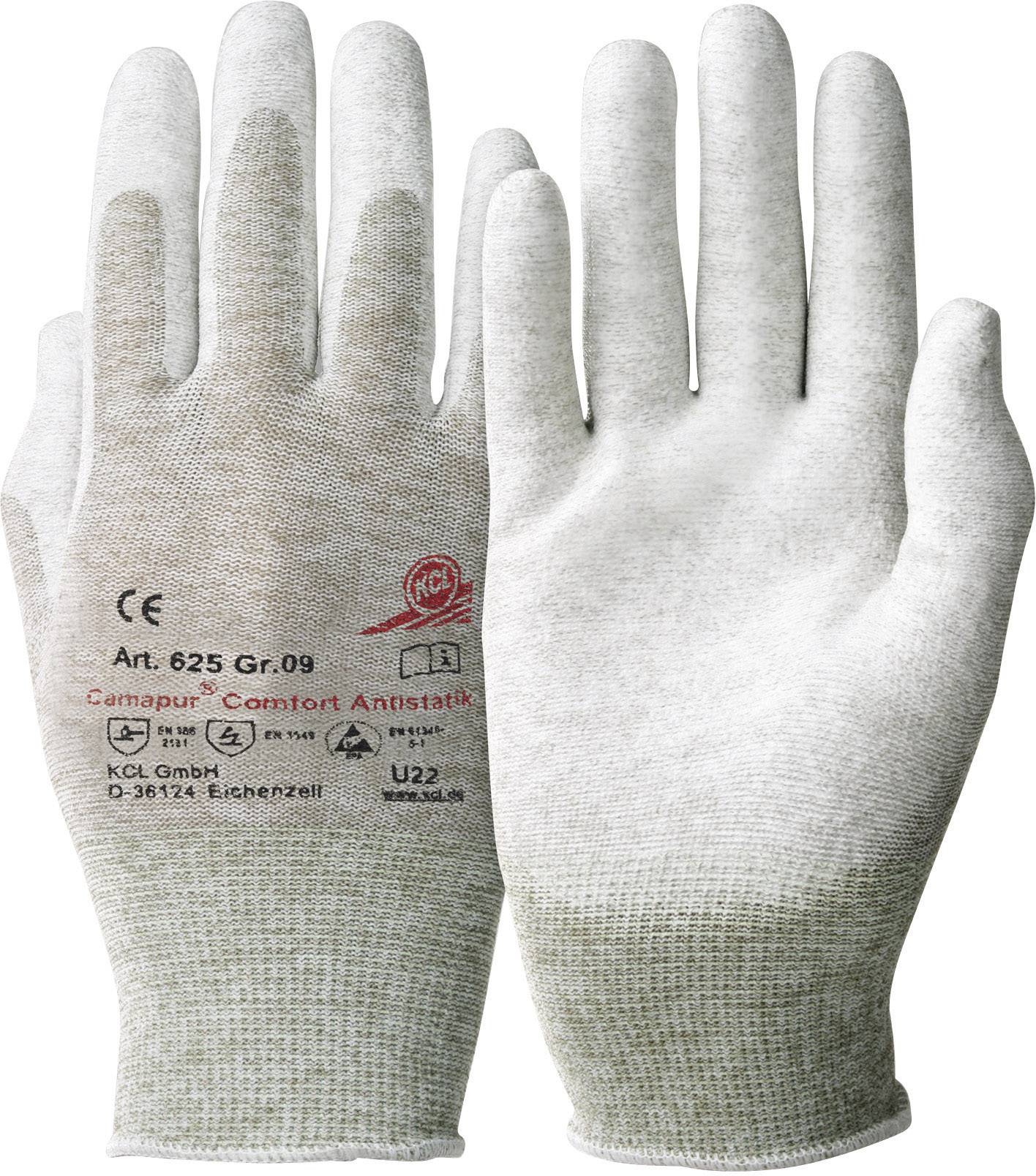 KCL 625-7 Camapur Comfort Antistatik Polyamid Arbeitshandschuh Größe (Handschuhe): 7, S EN 16350:2014-07 CAT II 1 Paar