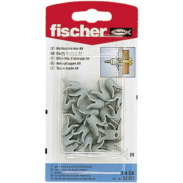 Fischer A 4 GK Hohlraumdübel 52307 20St.