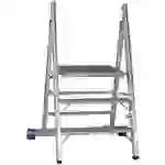 Krause STABILO Professional 126078 Aluminium Montagetritt klappbar Arbeitshöhe (max.): 2.70m Silber 9.5kg Krause STABILO Professional 126078 Aluminium Montagetritt klappbar Arbeitshöhe (max.): 2.70m Silber 9.5kg