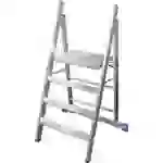 Krause STABILO Professional 126085 Aluminium Montagetritt klappbar Arbeitshöhe (max.): 2.95m Silber 11.3kg Krause STABILO Professional 126085 Aluminium Montagetritt klappbar Arbeitshöhe (max.): 2.95m Silber 11.3kg