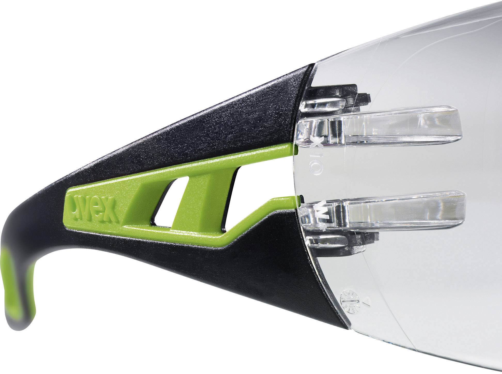 uvex pheos 9192225 Schutzbrille Schwarz, Grün