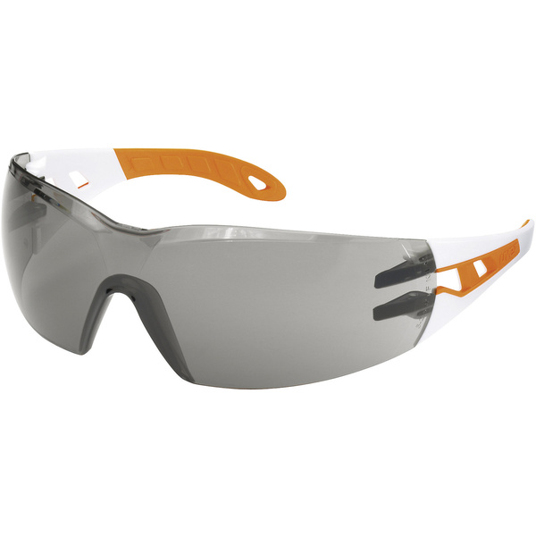 Uvex pheos s 9192745 Schutzbrille Weiß, Orange