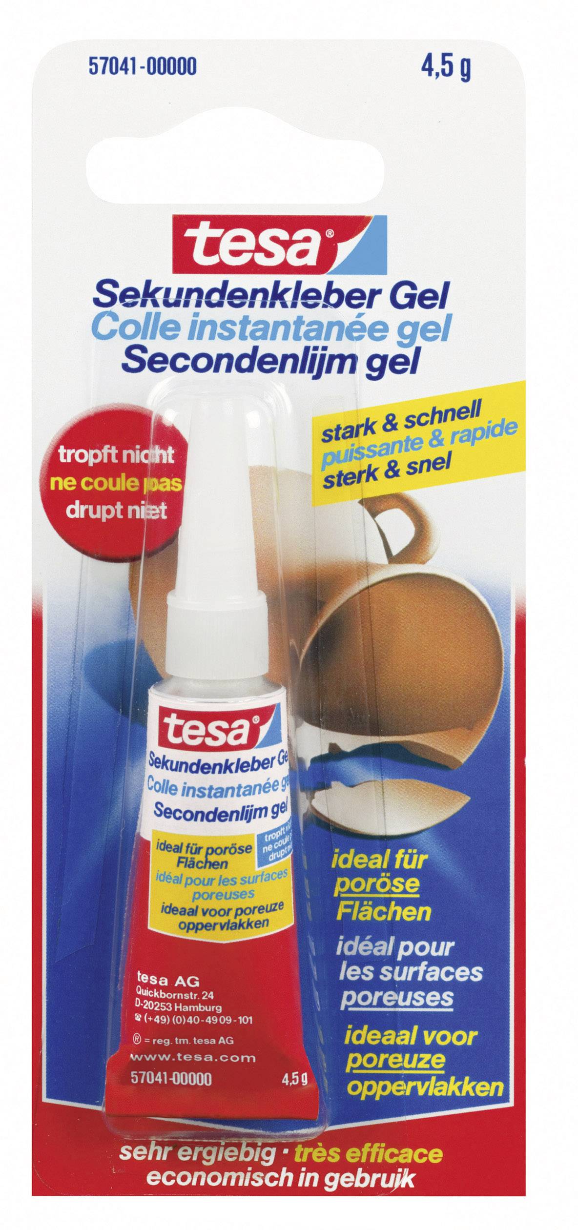 TESA Gel tropffrei Sekundenkleber 57041-0 4.5 g