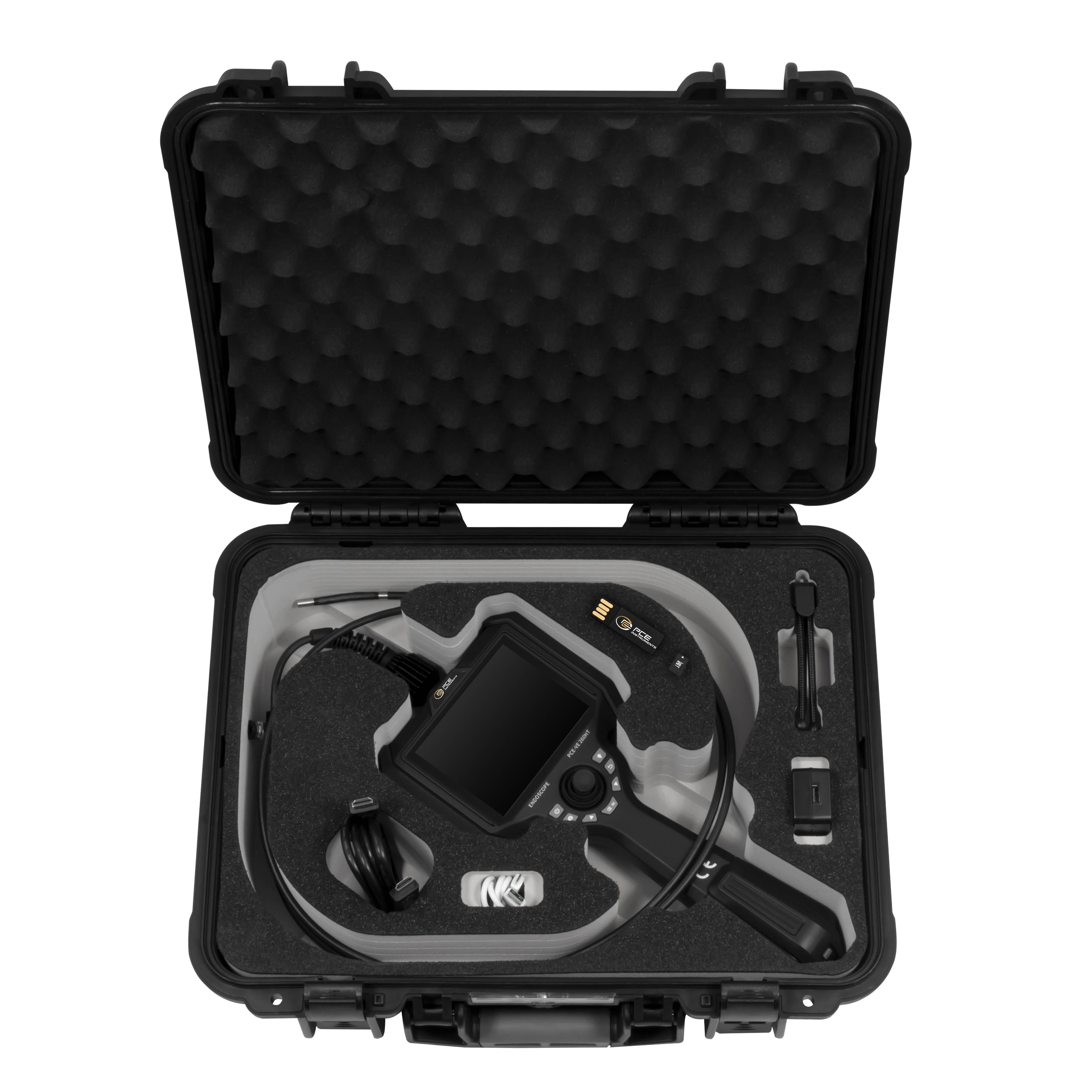 PCE Instruments Endoskopkamera PCE-VE 260HT |4-Wege Kamerakopf |Kamerakabel 2 m|Kamerakopf Ø6mm |HDMI |Speicher |IP67