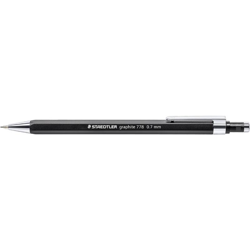 STAEDTLER Druckbleistift graphite 778 07-9 B 0,7mm Schaft schwarz