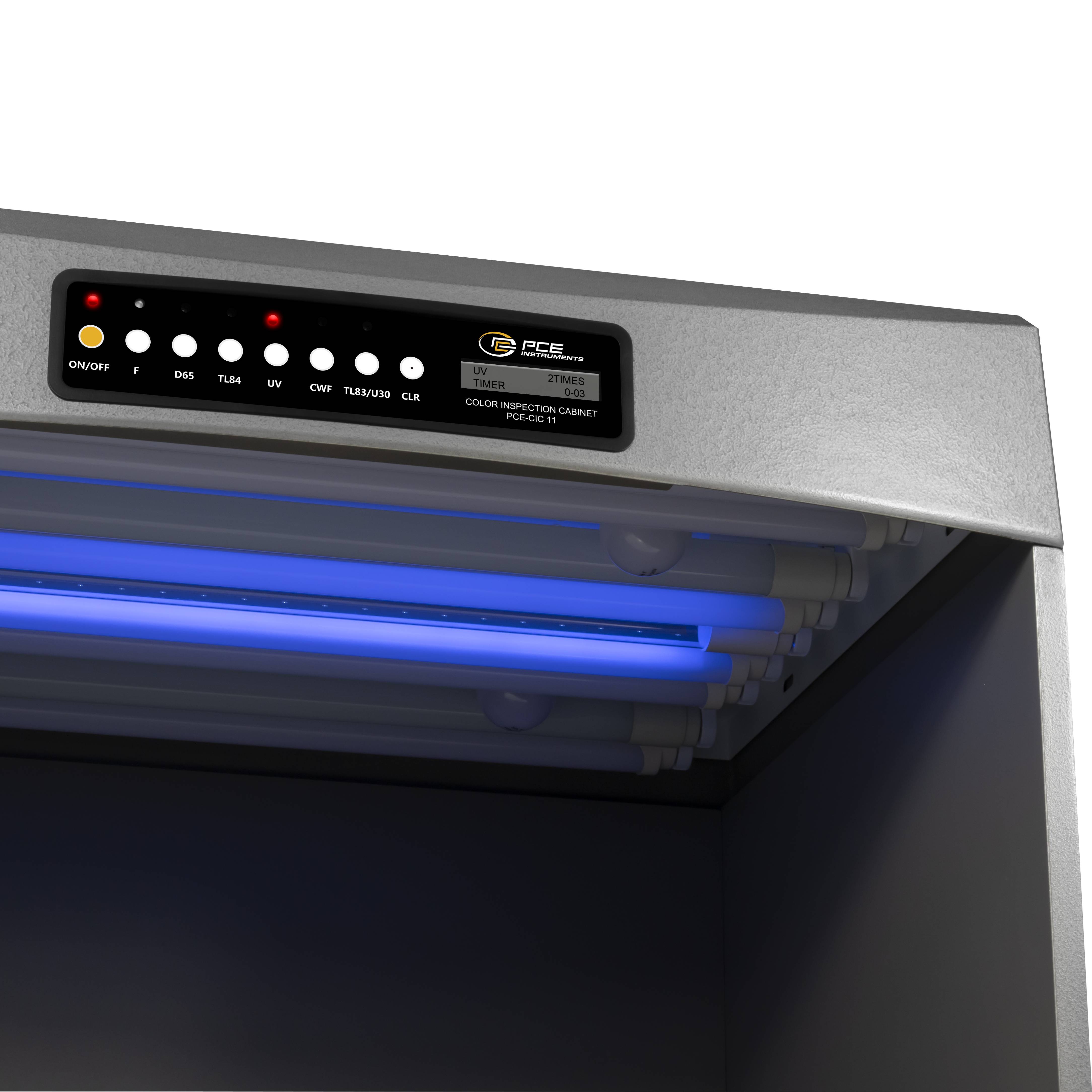 PCE Instruments Farbbeleuchtungskammer PCE-CIC 11-LED |Simulation verschiedener Lichtarten |kurze Aufwärmzeit |LED