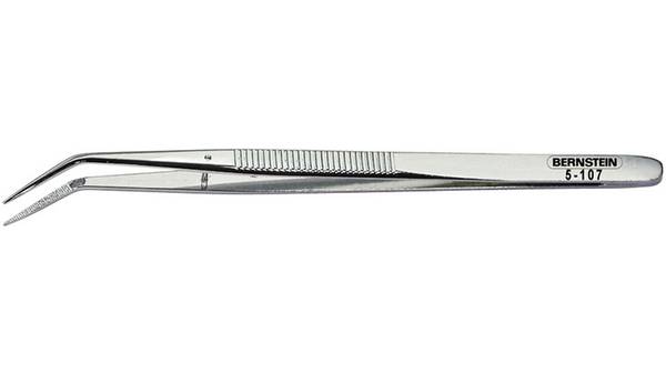 Anatomische Pinzette 150mm Form 22b mit Führungsstift gezahnt