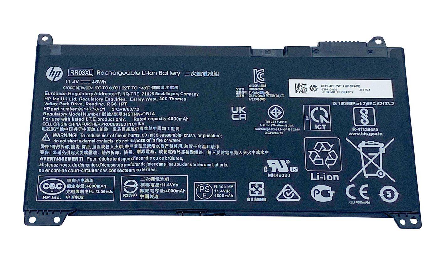 HP Akku 48Wh Original 4.385 mAh 11,4 V