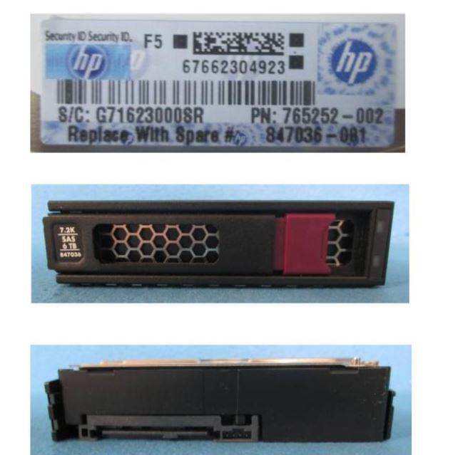 HP 6TB SAS 12G 7.2K lFF LP HDD for Apollo