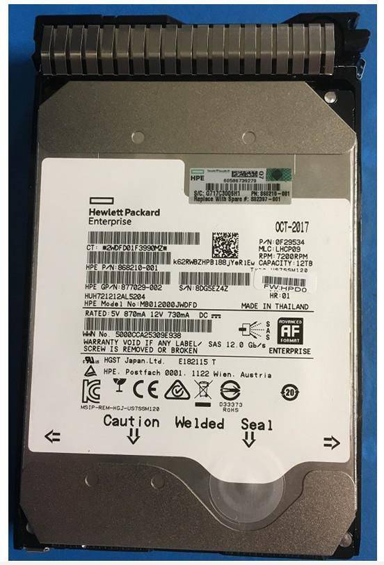 HPE Midline Helium - Festplatte - 12 TB - Hot-Swap - 3.5" LFF (8.9 cm LFF)