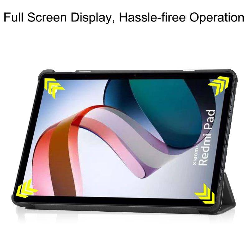 CoreParts Xiaomi Redmi Pad 10.61 2022 Tri-fold Caster Hard Shell Cover with Auto Wake Function