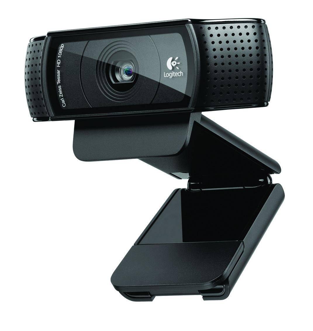 Logitech Webcam HD Pro C920 C920, 1920 x 1080 pixels, 1080p,720p, H.264,M-JPEG, USB 2.0, Black, Clip/Stand