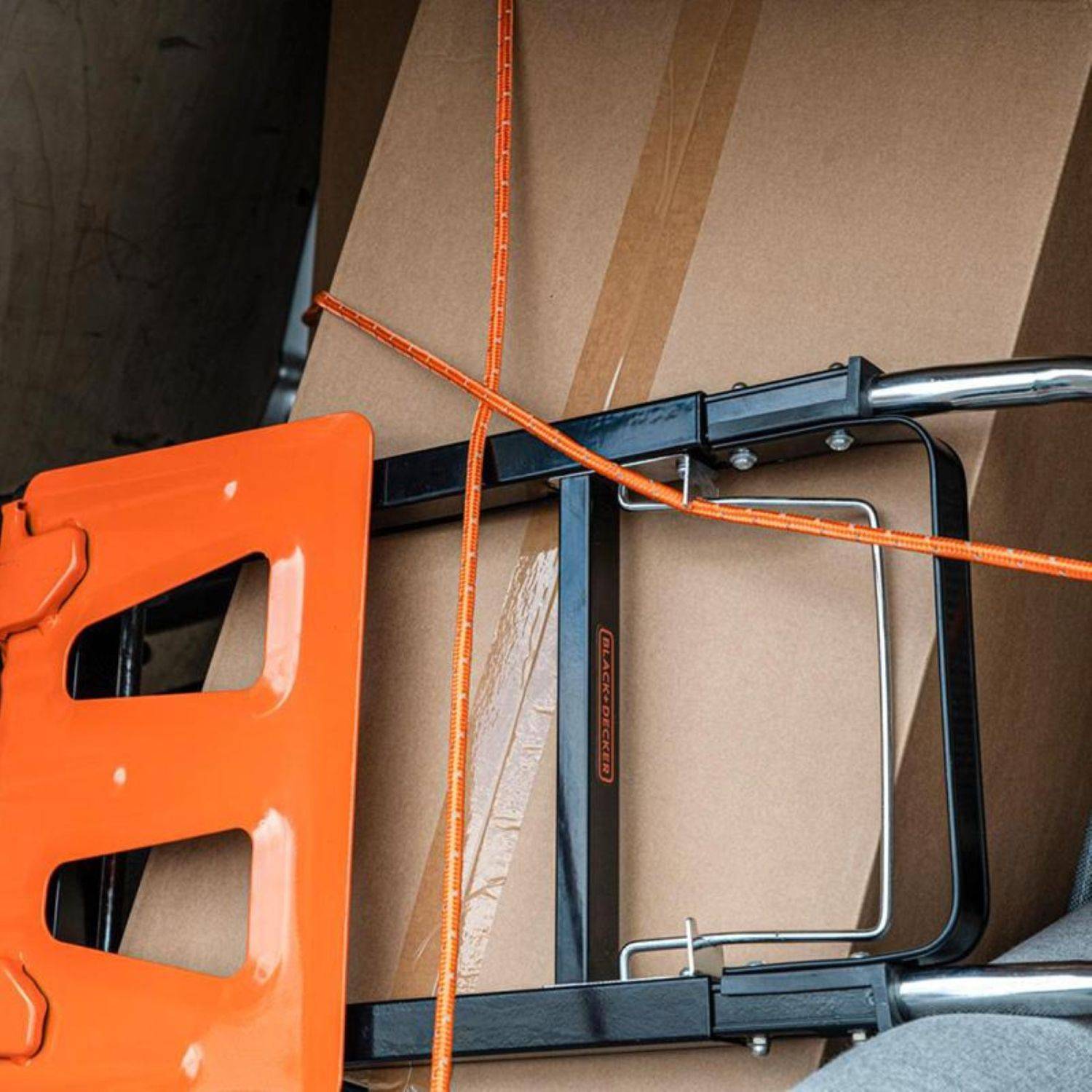 Black&Decker - Transportseil mit reflektierenden Elementen + 8mm / 15m Wickler