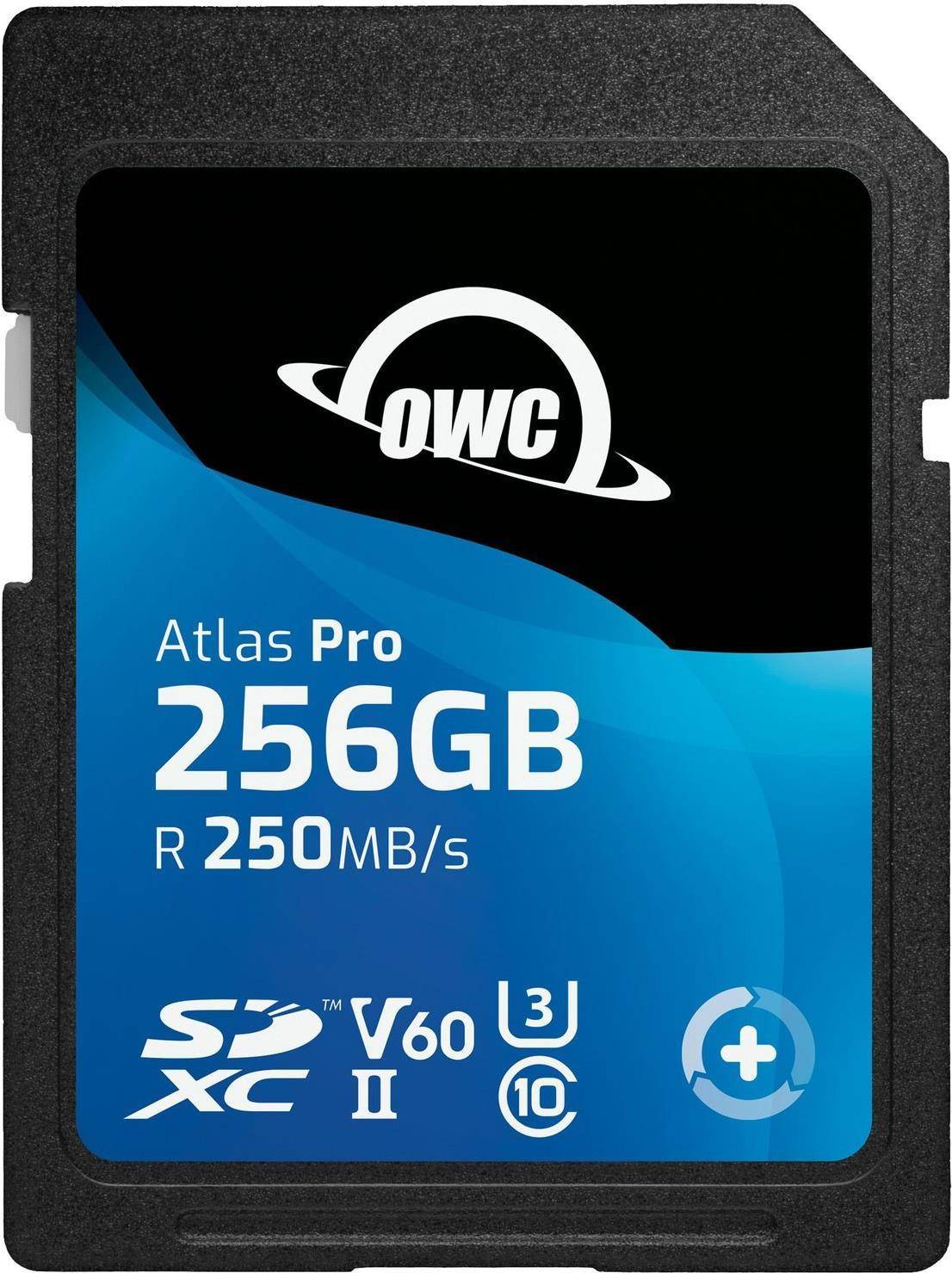 OWC Atlas Pro - 256 GB - SDXC - UHS-II - 250 MB/s - 130 MB/s - V60 - 2 x 32 x 24