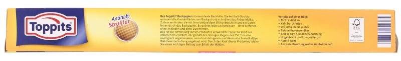 Toppits Backpapier Inhalt: